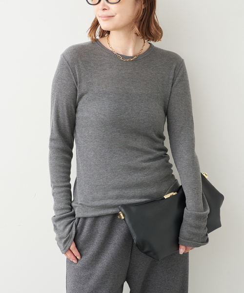 Deuxieme Classe（ドゥーズィエムクラス） tシャツ テレコ ロング