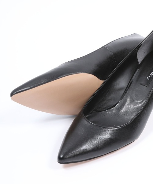 「ALUNE」 パンプス 24cm ダークブラウン レディース_画像9