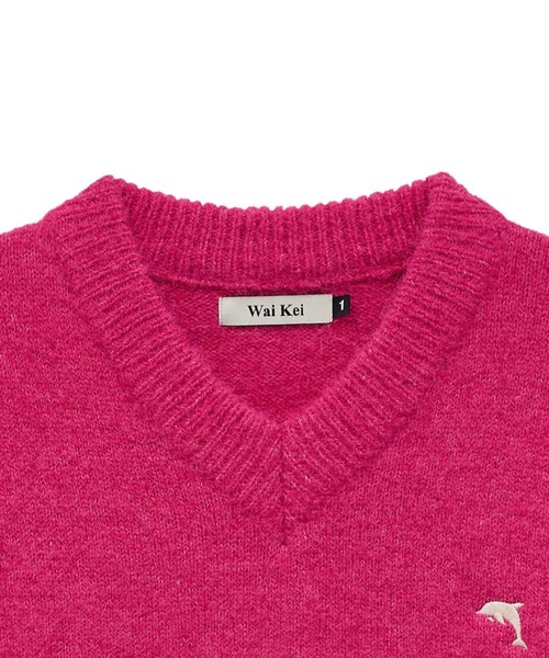 「WaiKei」 長袖ニット MEDIUM ベージュ レディース_画像6