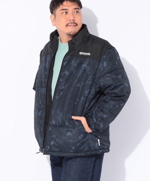 ダウンジャケット ダウン OUTDOOR PRODUCTS (アウトドアプロダクツ) 裏アルミ フルジップ 中綿 ジャケット メンズ_3