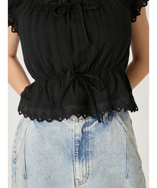 FRAY .IDフリルレースブラウス FRAY I.D｜2wayフリルレースブラウス | Rakuten Fashion(楽天