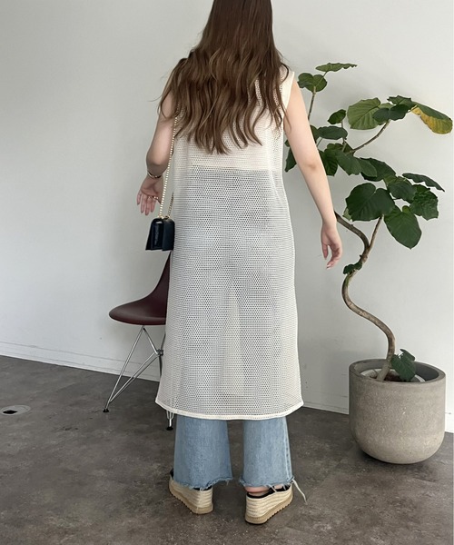 「prose verse」 ノースリーブワンピース MEDIUM ブラック レディース_画像7