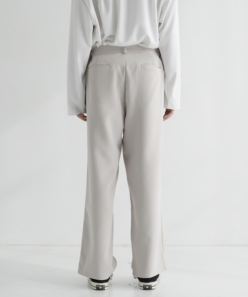 「LILL」 スラックス L オフホワイト メンズ_画像8