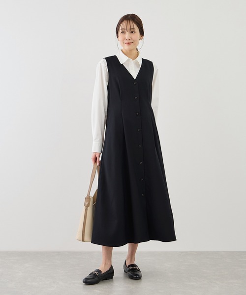 HER. ハー　ウエストタック　ロングスカート 2 ROPE' PICNIC（ロペ ピクニック） パーティードレス ジャンパー