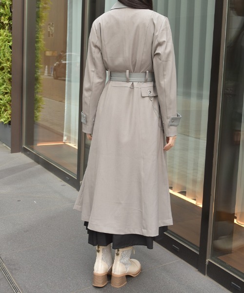axes femme（アクシーズ ファム） ダッフルコート コート チェーン付