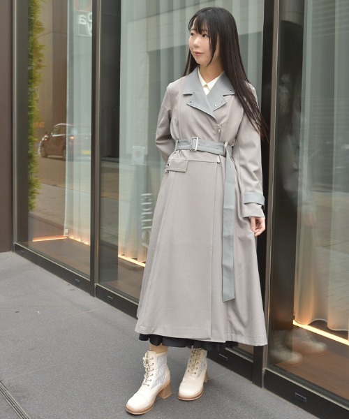 服/ファッション コート レディース axes femme（アクシーズ ファム） ダッフルコート コート チェーン付