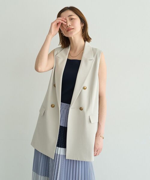 YECCA VECCA（イェッカヴェッカ） コート アウター ドライタッチ金釦