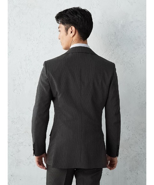 「Perfect Suit FActory」 スーツ AB8 チャコールグレー メンズ_2