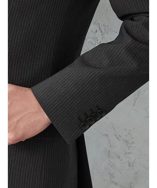 「Perfect Suit FActory」 スーツ AB8 チャコールグレー メンズ_5