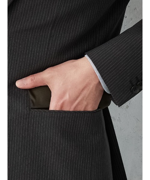 「Perfect Suit FActory」 スーツ AB8 チャコールグレー メンズ_6