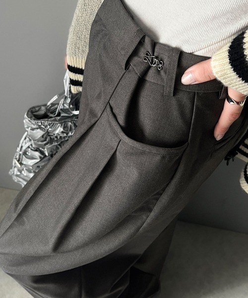 「classicalelf」 スラックス MEDIUM ブラック レディース_画像7
