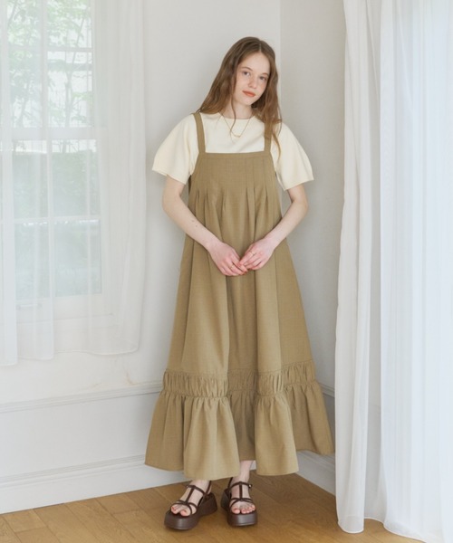OLUN サマーニット ニット セーター half sleeve knit/ハーフスリーブ