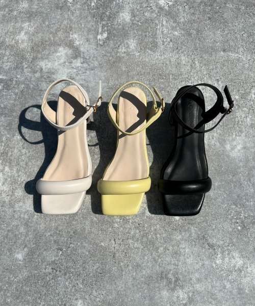 「Piedi Nudi」 ヒールサンダル S ブラック レディース_画像8