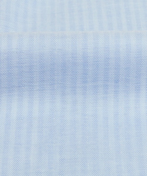 「TOKYO SHIRTS」 7分袖シャツ L ライトブルー レディース_画像5
