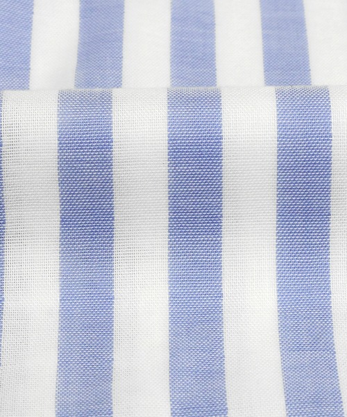 「TOKYO SHIRTS」 7分袖シャツ L ライトブルー レディース_画像6