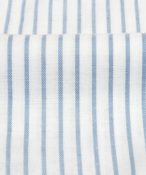 「TOKYO SHIRTS」 7分袖シャツ L ライトブルー レディース_画像7