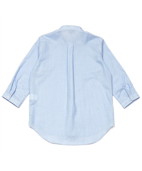 「TOKYO SHIRTS」 7分袖シャツ L ライトブルー レディース_画像8