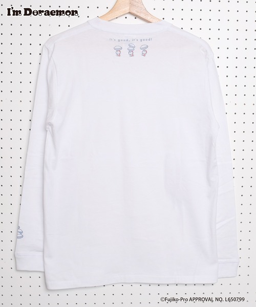 「Flowering」 長袖カットソー「DORAEMONコラボ」 L ネイビー レディース_画像3
