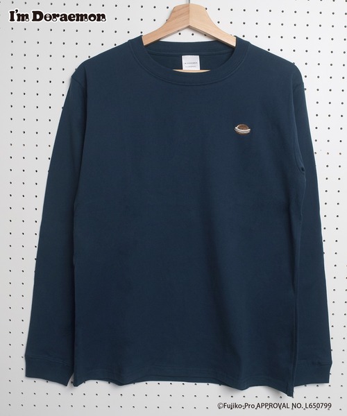 「Flowering」 長袖カットソー「DORAEMONコラボ」 L ネイビー レディース_画像4