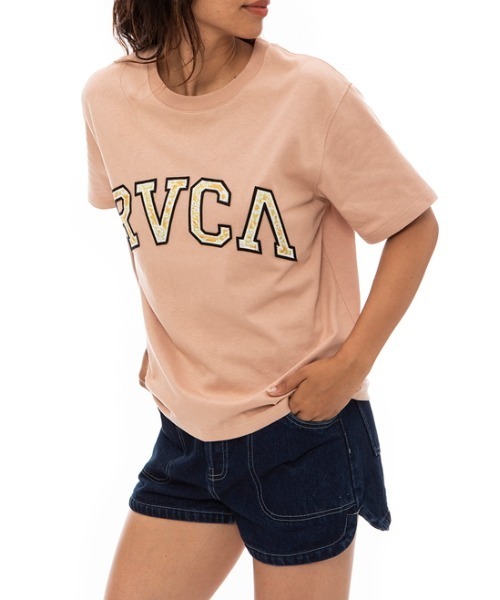 「RVCA」 半袖Tシャツ SMALL ブラック レディース_画像5