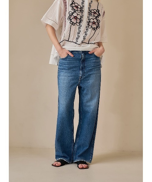 「COEL」 デニムパンツ 25 ブルー レディース_画像3