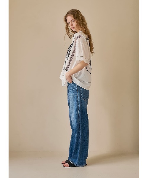 「COEL」 デニムパンツ 25 ブルー レディース_画像5
