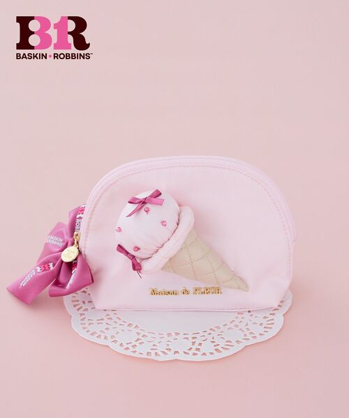 Maison de FLEUR（メゾンドフルール） ポーチ サーティワン ラウンド