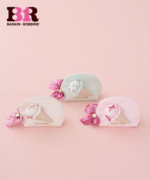 Maison de FLEUR（メゾンドフルール） ポーチ サーティワン ラウンド