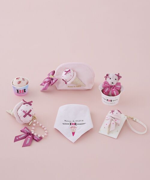 Maison de FLEUR（メゾンドフルール） ポーチ サーティワン ラウンド