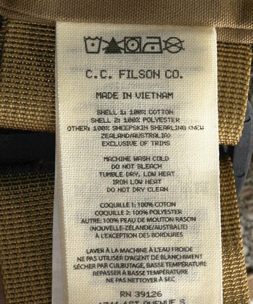 FILSON（フィルソン） ベスト ジレ Mesh Fishing Strap Vest/メッシュ