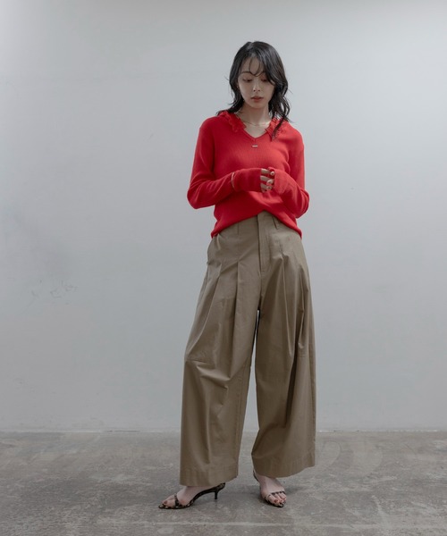 Eimee Law（エイミーロウ） ニット セーター フリルフーディー