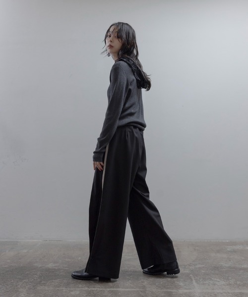 Eimee Law（エイミーロウ） ニット セーター フリルフーディー