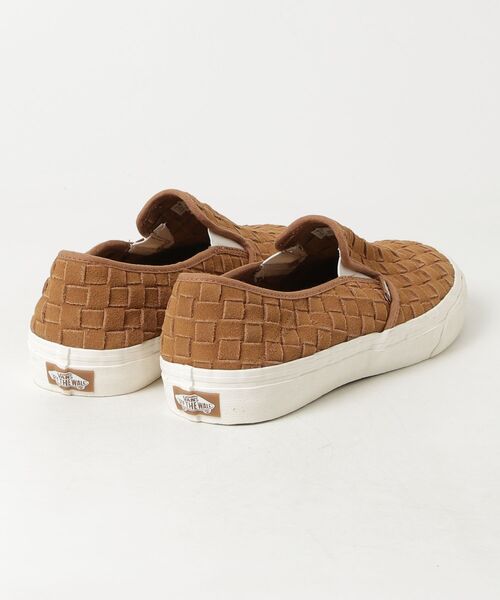 VANS（ヴァンズ） スリッポン 27.5cm ブラウン メンズ : ZOZOTOWN