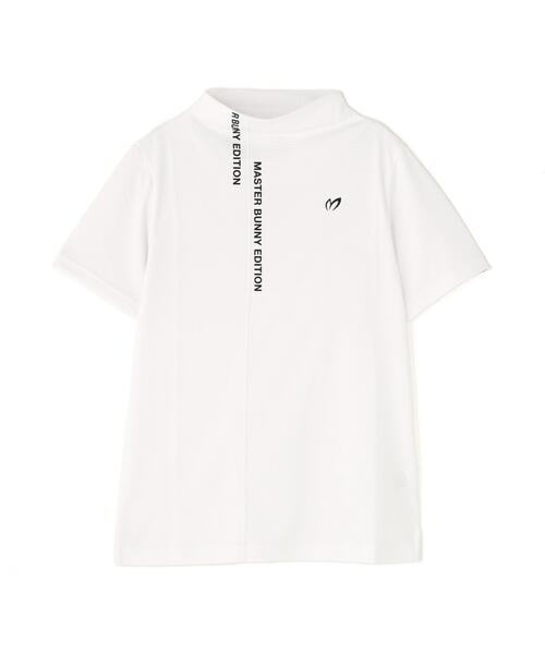 tシャツ 半袖 「MASTER BUNNY EDITION」ドビーワッフル半袖モックネックカットソー レディース
