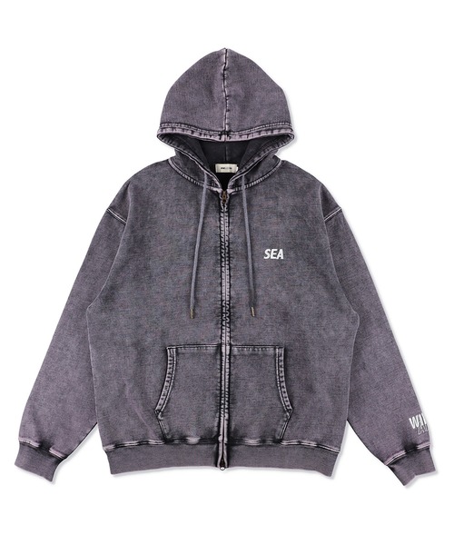 oxi clean wind and sea パーカー フーディー WIND AND SEA（ウィンダンシー） パーカー AGED ESSENTIAL ZIP HODDIE