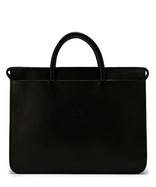 ILBISONTE 黒レザービジネスバッグ IL BISONTE ビジネスバッグ / ORIGINAL LEATHER メンズ