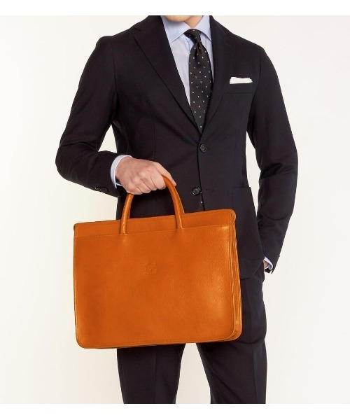 ビジネスバッグ IL BISONTE / ORIGINAL LEATHER / ビジネスバッグ メンズ レディースの画像