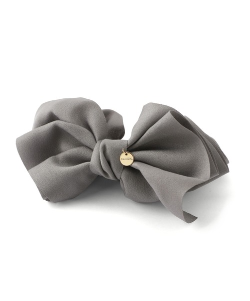 ANEMONE（アネモネ） ヘアクリップ シックカラーリボンのサテンバナナ