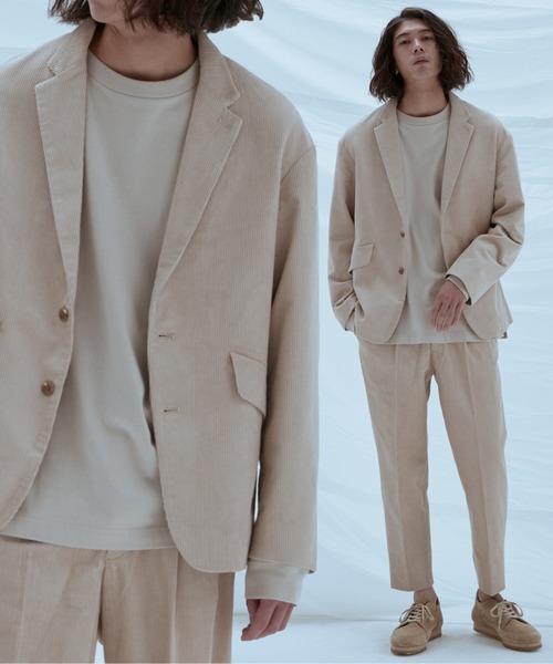 WYM LIDNM セットアップ RAYON 11W CORDUROY SET-UP/セットアップ