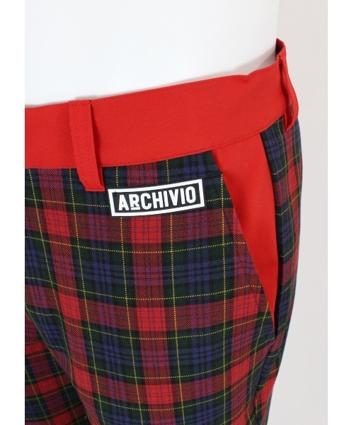 archivio パンツ 「MENS」アルチビオゴルフウェア / チェック柄