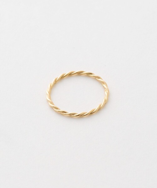 Jouete ジュエッテ　K10YG ツイスト リング　10金　　　11号 Jouete（ジュエッテ） 指輪 リング K10YG ツイスト リング レディース