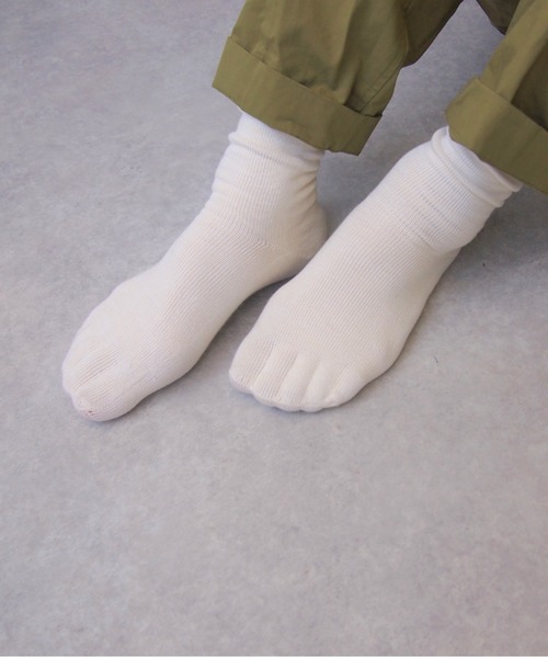 WHITE MAILS（ホワイトメイルズ） 靴下 PAPER PARTITION SOCKS / 和紙