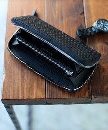 BEAMS HEART 財布 「ユニセックス」メッシュ 型押し レザー