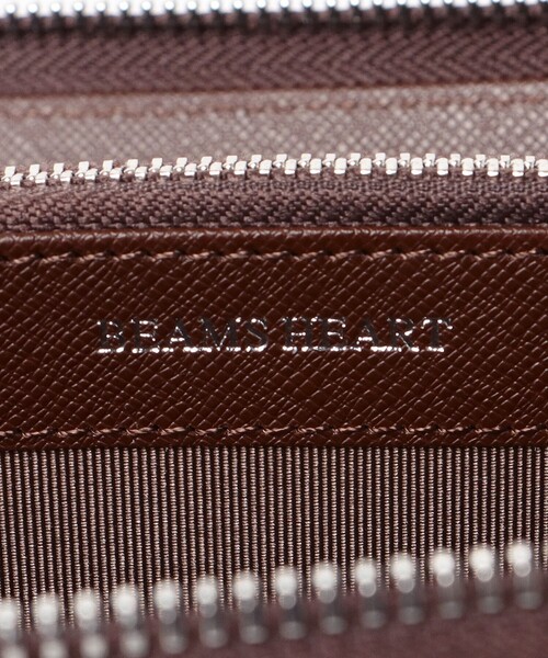 BEAMS HEART 財布 「ユニセックス」メッシュ 型押し レザー