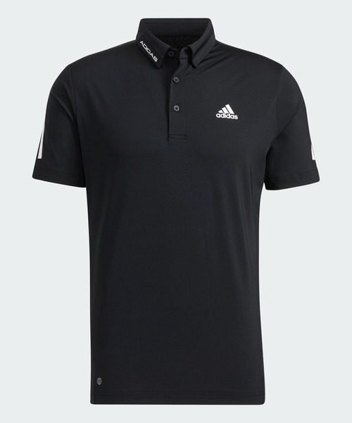 送関込★adidas Originals★ゴルフ トレフォイル 半袖ポロシャツ adidas ポロシャツ スリーストライプス 半袖ストレッチボタン