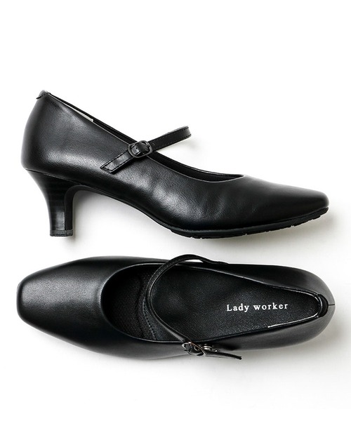 パンプス 5cmヒール 4E　ゆったりパンプス | Lady worker