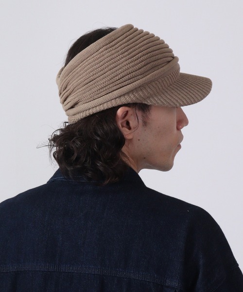 Fab ニット帽 ニットキャップ fab ニットサンバイザー メンズ