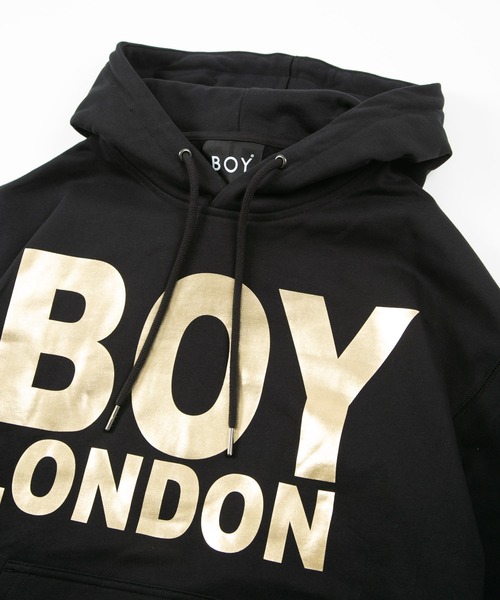 BOY LONDON ブラック フルジップパーカー　パーカー　ボーイロンドン BOY LONDON パーカー LONDON(ボーイロンドン)LOGO PARKA