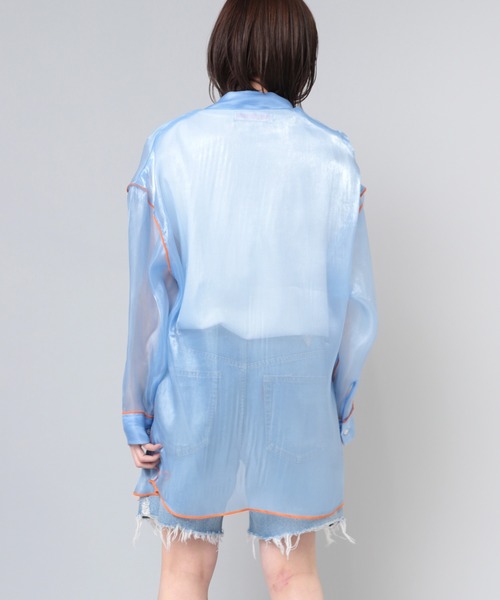 ブラウス シャツ B2763 シアーシャツ レディース RNA ブラウス シャツ B2763 シアーシャツ レディース : ZOZOTOWN
