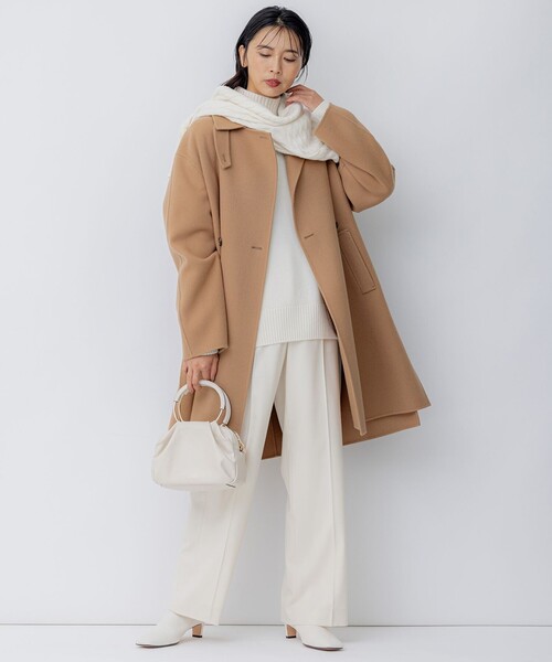 ニット セーター 「杏さん着用/洗える」ウールカシミヤ ハイネック ニット レディース 杏さん着用／洗える】ウールカシミヤ ハイネック ニット